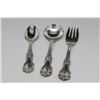 Image 1 : STERLING SILVER REED & BARTON 3PC. CUTLERY SET