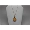 Image 3 : 14K GOLD OPAL PENDANT NECKLACE