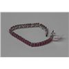 Image 2 : STERLING SILVER RUBY (14.0ct) BRACELET