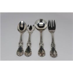 STERLING SILVER REED & BARTON 4 PIECE CUTLERY SET
