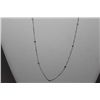 Image 1 : 10K WHITE GOLD DIAMOND (0.39CT) NECKLACE