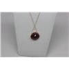 Image 2 : 14K GOLD RUBY (8.0CT) PENDANT NECKLACE