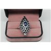 Image 1 : STERLING SILVER SAPPHIRE (4.20CT) RING