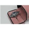 Image 4 : STERLING SILVER SAPPHIRE (4.20CT) RING