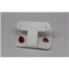 Image 1 : 14K GOLD RUBY (7.80CT) EARRINGS
