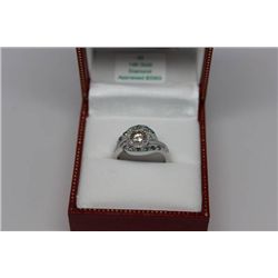 14K WHITE GOLD DIAMOND (0.51CT) & (0.20ct)