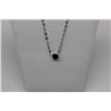 Image 3 : 10K GOLD BLUE DIAMOND (0.38CT) PENDANT NECKLACE