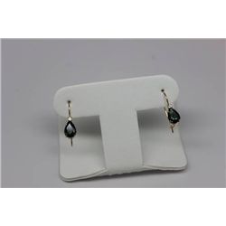 10K GOLD SAPPHIRE (1.60CT) & WHITE SAPPHIRE