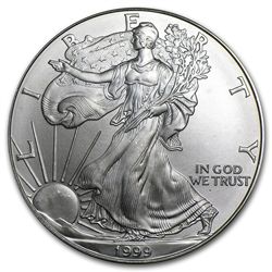 1999 1 oz Silver American Eagle BU