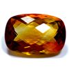 Image 1 : 11.30 ct & up CITRINE CUSHION CUT faceted