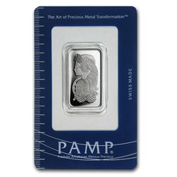 1/2 oz Pamp Suisse Silver Bar - Fortuna (In Assay) .999 Fine