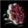 Image 1 : CENTER OVAL SHAPE ENCHANCED & TREATED  RUBY TW: 20.19CTS