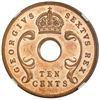 Image 1 : BRITISH EAST AFRICA: George VI, 1937-1952, 10 cents, 1949