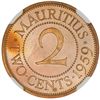Image 2 : MAURITIUS: Elizabeth II, 1952-1987, 2 cents, 1959