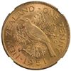 Image 2 : NEW ZEALAND: George VI, 1937-1952, penny, 1951