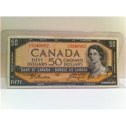 1954 $50 Bank of Canada