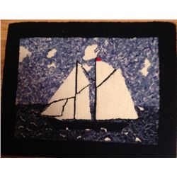 Hand Made Hooked Rug