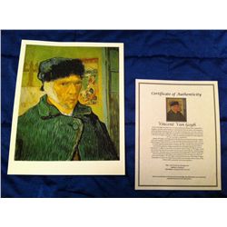 "Self Portrait W/ Bandaged Ear" By Vincent Van Gogh