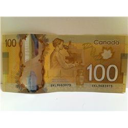 New $100 Banknote Canada