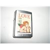 Image 1 : VINTAGE *ZIPPO* LIGHTER WITH *LOVE 32 CENT STAMP-ANGEL* LOGO STAMPED *ZIPPO XIII BRADFORD,PA USA*!!