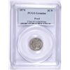 Image 1 : 1870 PROOF THREE CENT NICKEL PCGS GENUINE