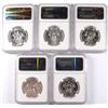 Image 2 : LOT OF ( 5 ) 1964 KENNEDY HALF DOLLARS, NGC PROOF-66