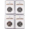 Image 1 : LOT OF( 4 )  1961 FRANKLIN HALF DOLLARS, NGC PROOF-67