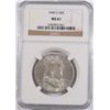 Image 1 : 1949-S FRANKLIN HALF DOLLAR NGC MS-61