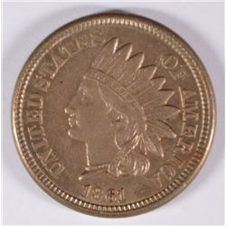 1861 INDIAN HEAD CENT, MS-63++  GORGEOUS COLOR!