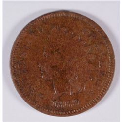 1869 INDIAN HEAD CENT, XF