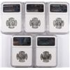 Image 2 : LOT OF ( 5 ) WASHINGTON QUARTERS, NGC PROOF-67: ( 2 ) 1961 & ( 3 ) 1963
