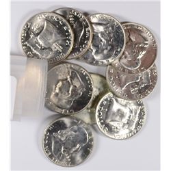 ORIGINAL GEM BU ROLL ( 20 ) 1959-D FRANKLIN HALF DOLLARS