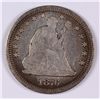 Image 1 : 1876-CC SEATED LIBERTY QUARTER, F/VF