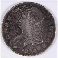 1824 BUST HALF DOLLAR, AU