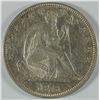 Image 1 : 1876 SEATED LIBERTY HALF DOLLAR, AU-55