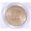 Image 3 : 1912 FIVE CENT NEWFOUNDLAND PCGS MS-63