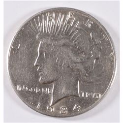 1934-S PEACE DOLLAR VF