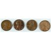 Image 1 : LOT OF ( 4 ) EARLY AU LINCOLN CENTS,   NICE COINS!