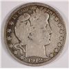 Image 1 : 1912 BARBER HALF DOLLAR, VF