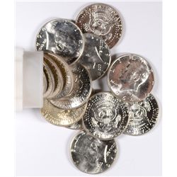 ORIGINAL GEM BU ROLL OF 1964 KENNEDY HALF DOLLARS