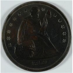1859-O SEATED DOLLAR VF-35
