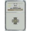 Image 1 : 1851 THREE CENT SILVER NGC MS-62