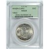 Image 1 : 1954 WASHINGTON/CARVER COMMEN HALF DOLLAR PCGS MS-64 OGH