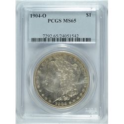 1904-O MORGAN DOLLAR PCGS MS-65