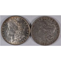 MORGAN DOLLARS - 1897 MS61 & 1897-O XF