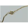 Image 3 : 14k YELLOW GOLD CROSS/DIAMOND PENDANT w/22" 14k CHAIN  (3.1 dwt)