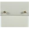 Image 1 : 10k DIAMOND STUD EARRINGS, WORN BUT NICE CONDITION (.3 dwt)