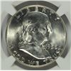Image 2 : 1956 FRANKLIN HALF DOLLAR, NGC MS-64