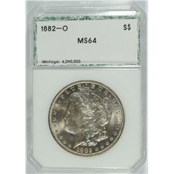 1882-O MORGAN DOLLAR PCI MS-64