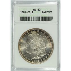 1885-CC MORGAN DOLLAR ANACS MS-62